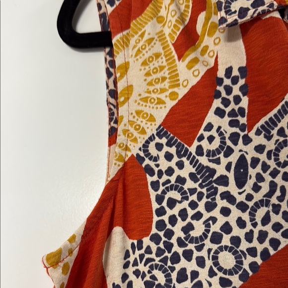NWT Whit Stuff Red/orange and Yellow Animal Print Maxi Dress organic cotton sz 6 - Picture 4 of 5